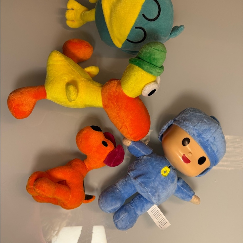Pocoyo Plush Toys Set – 4 Characters – New